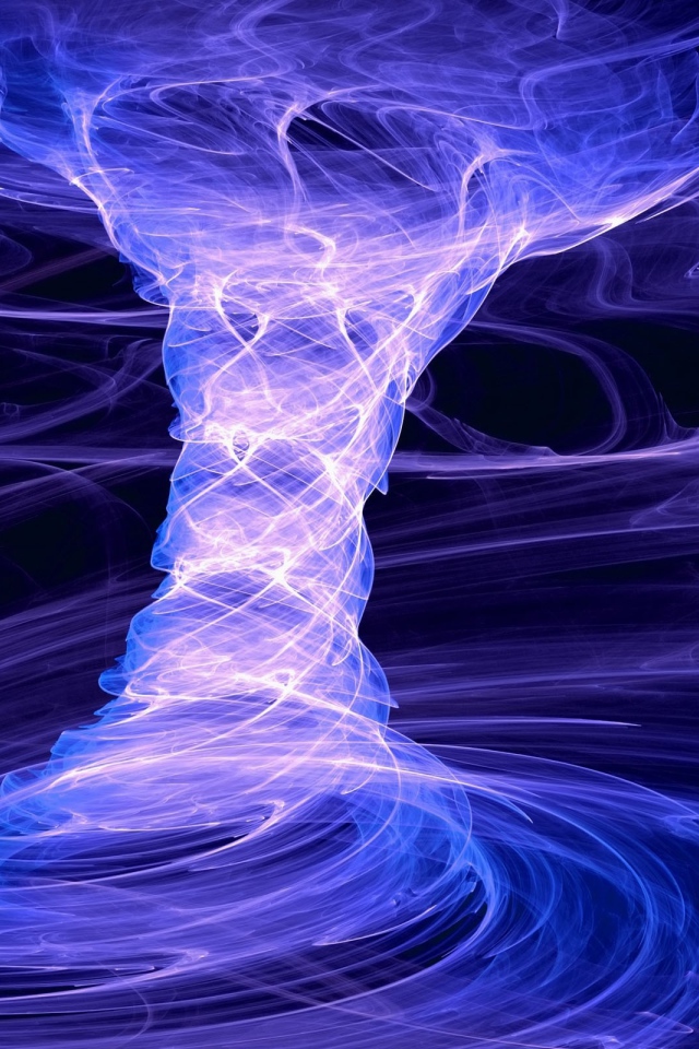 Энергетическое торнадо, 3-Д графика