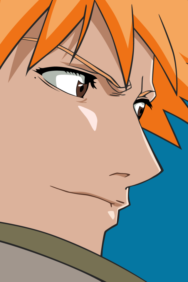 Персонаж аниме с оранжевыми волосами