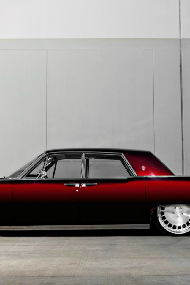 Red Lincoln Continental