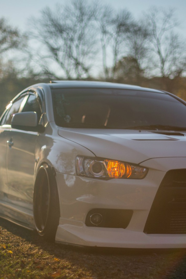 Mitsubishi Lancer Evolution X in the country
