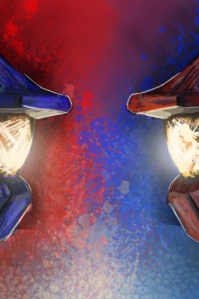 Два персонажа мультфильма Red vs. Blue