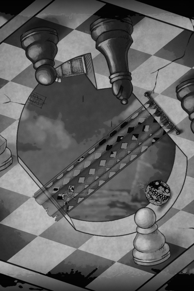 Оптическая иллюзия шахматная доска