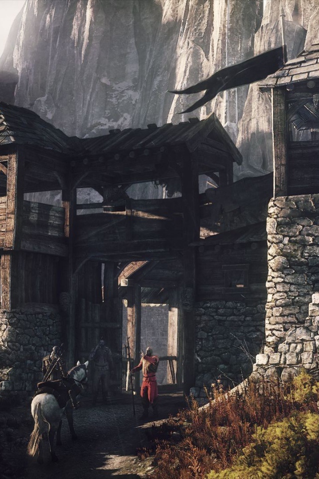 Ворота крепости в игре The Witcher 3 Wild Hunt