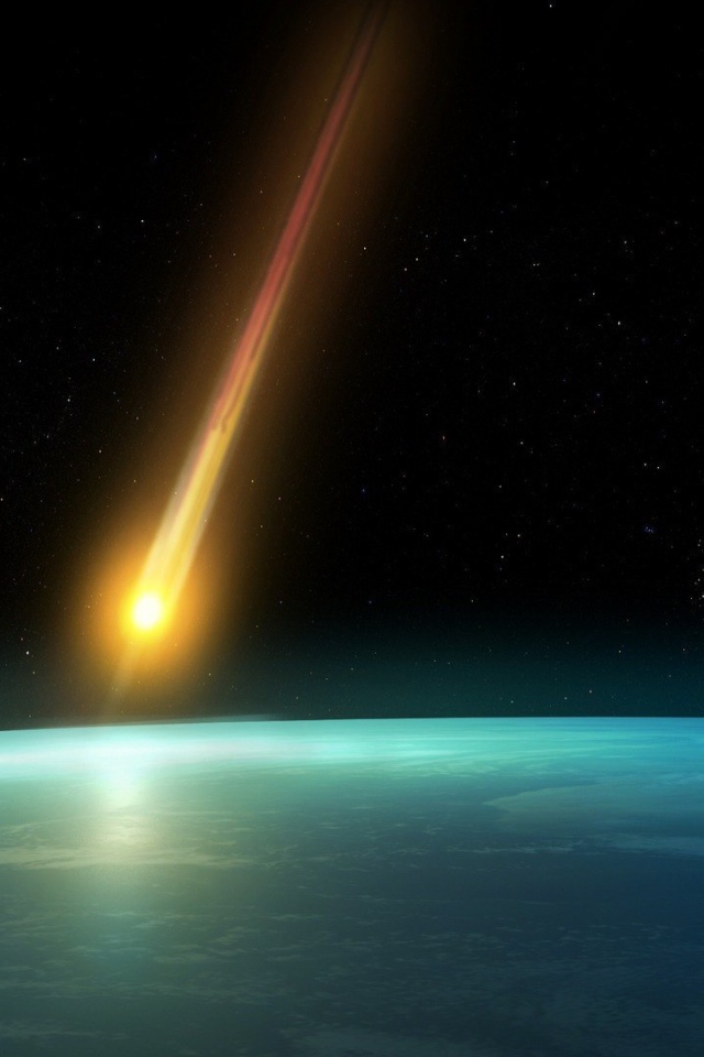 Комета падает на Землю