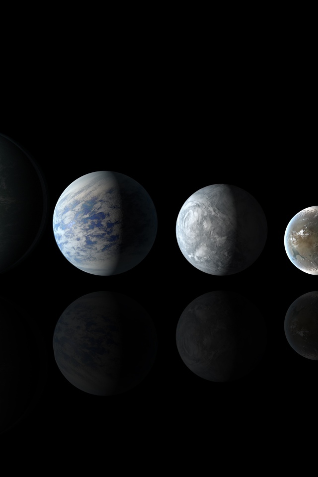 Сравнение размеров обитаемых планет