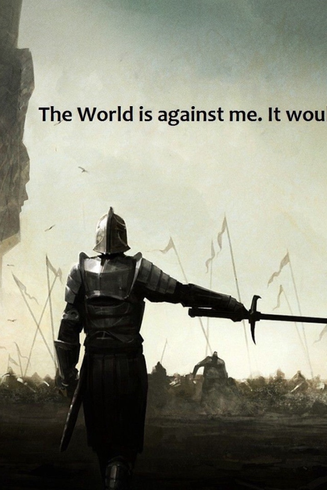 The whole world is against me, otherwise it would not be fair