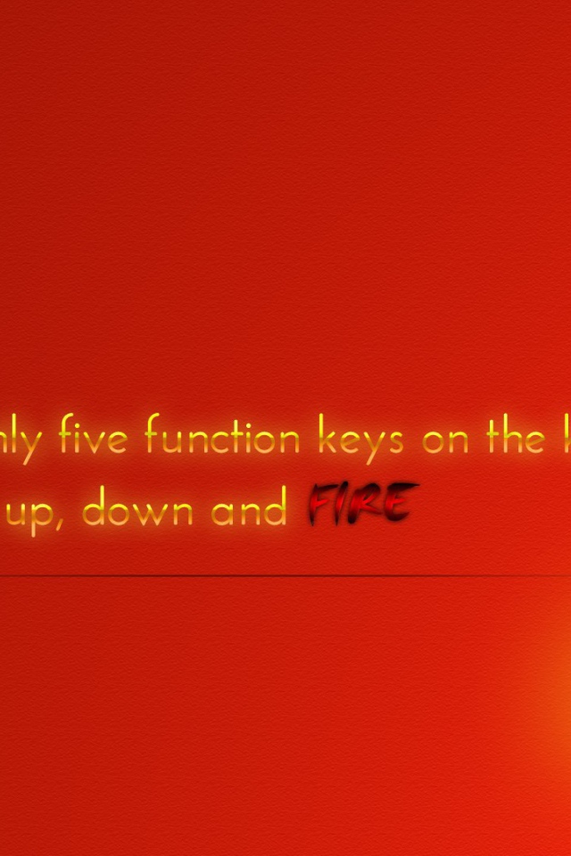 Есть только пять функциональных клавиш