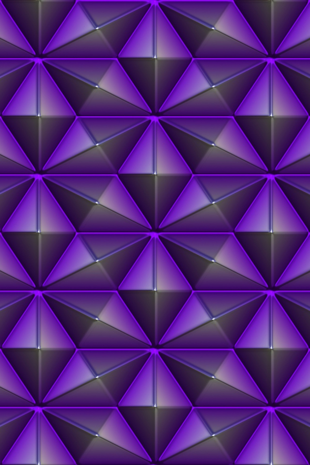 Magenta triangles 3d graphics