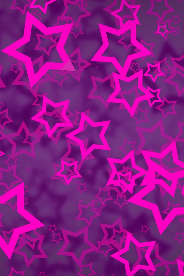 Много розовых звезд  