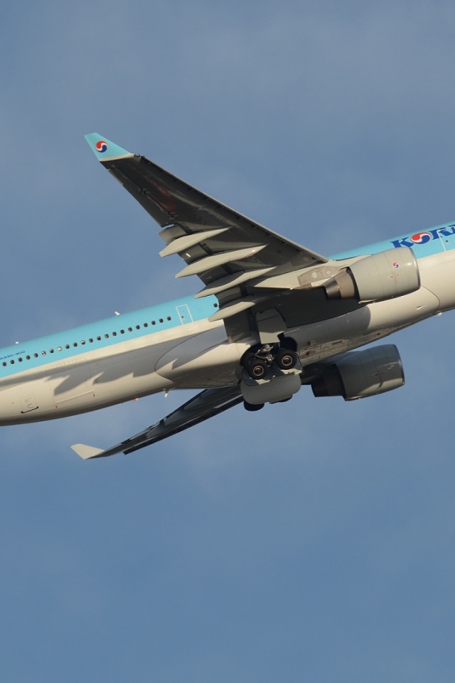 Самолет  Airbus A330 авиакомпании Korean Air 