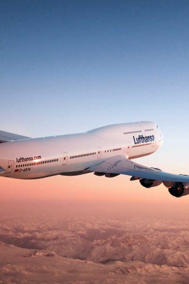 Самолет Boing-747 авиакомпании Lyuftganza 