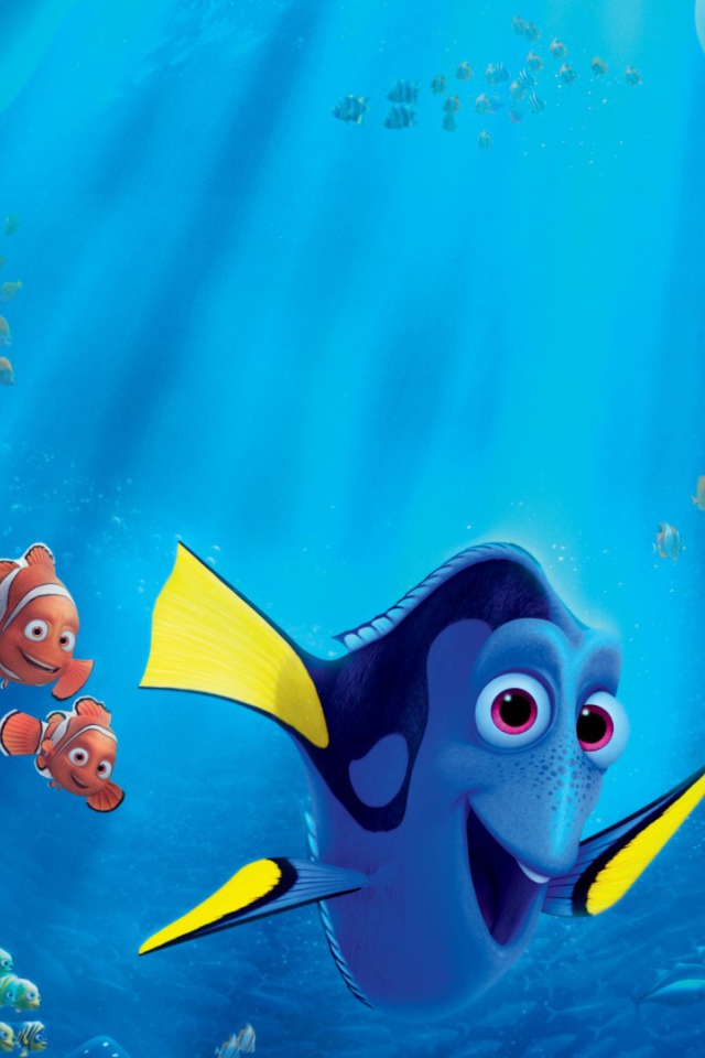 Синяя рыбка Дори мультфильм студии Пиксар 