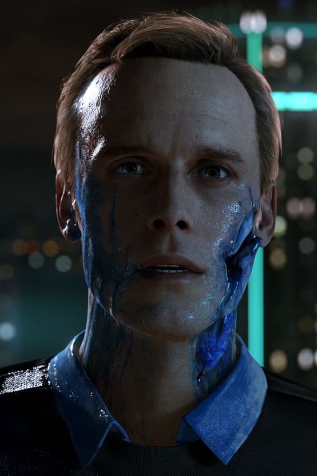 Connor персонаж игры Detroit Become Human 