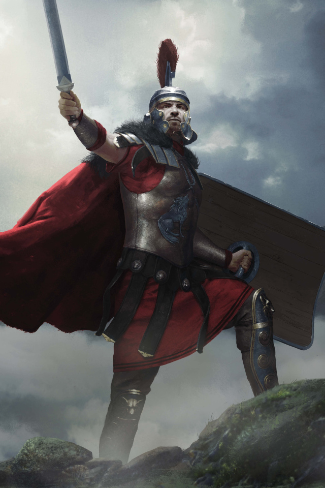 Germanic character of the computer game Total War Arena