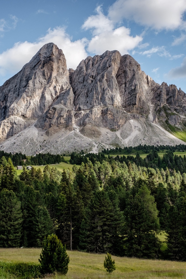 Вид на гору Пайтлеркофель, Италия 