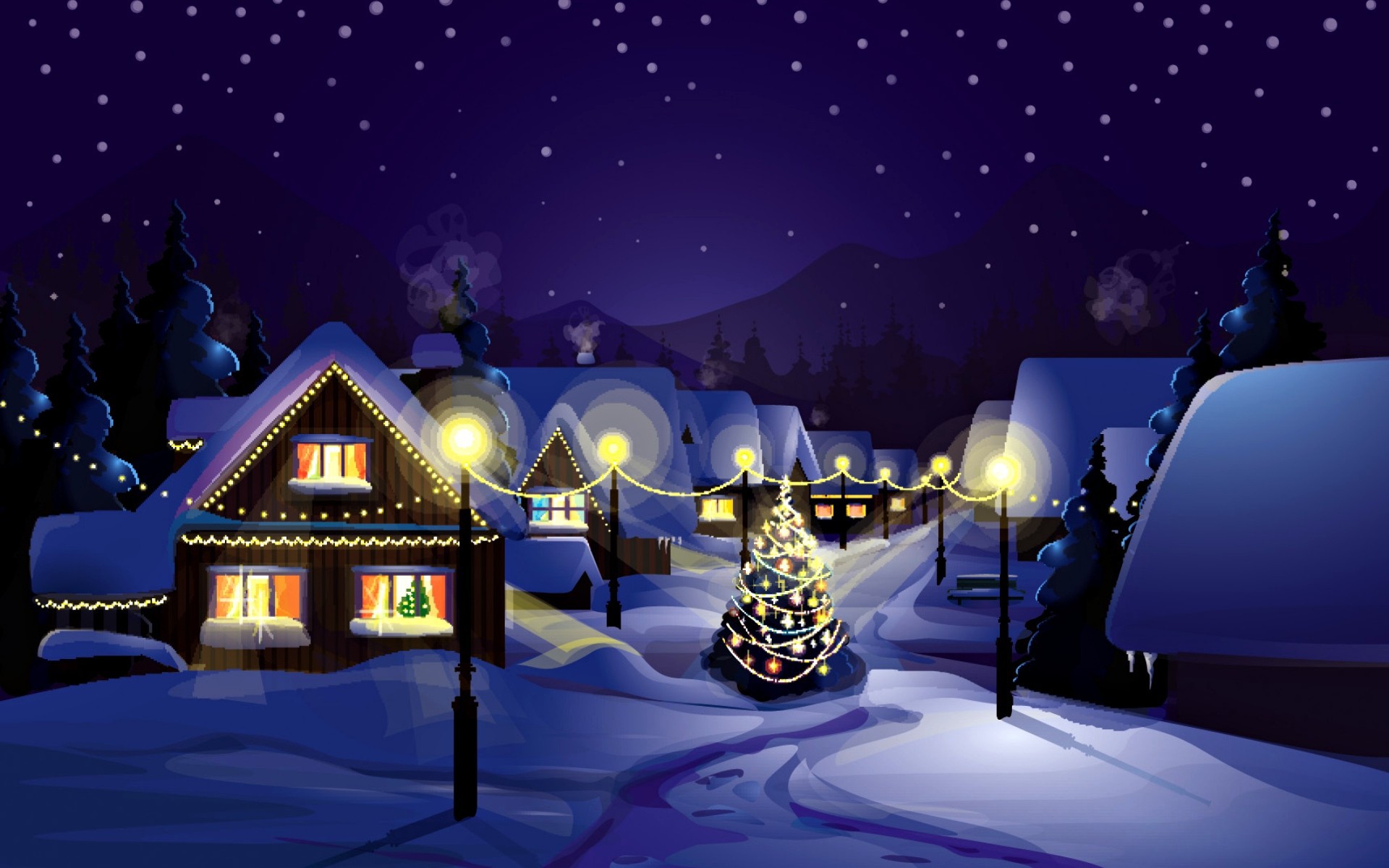 Country Christmas wallpapers and images  wallpapers, pictures, photos