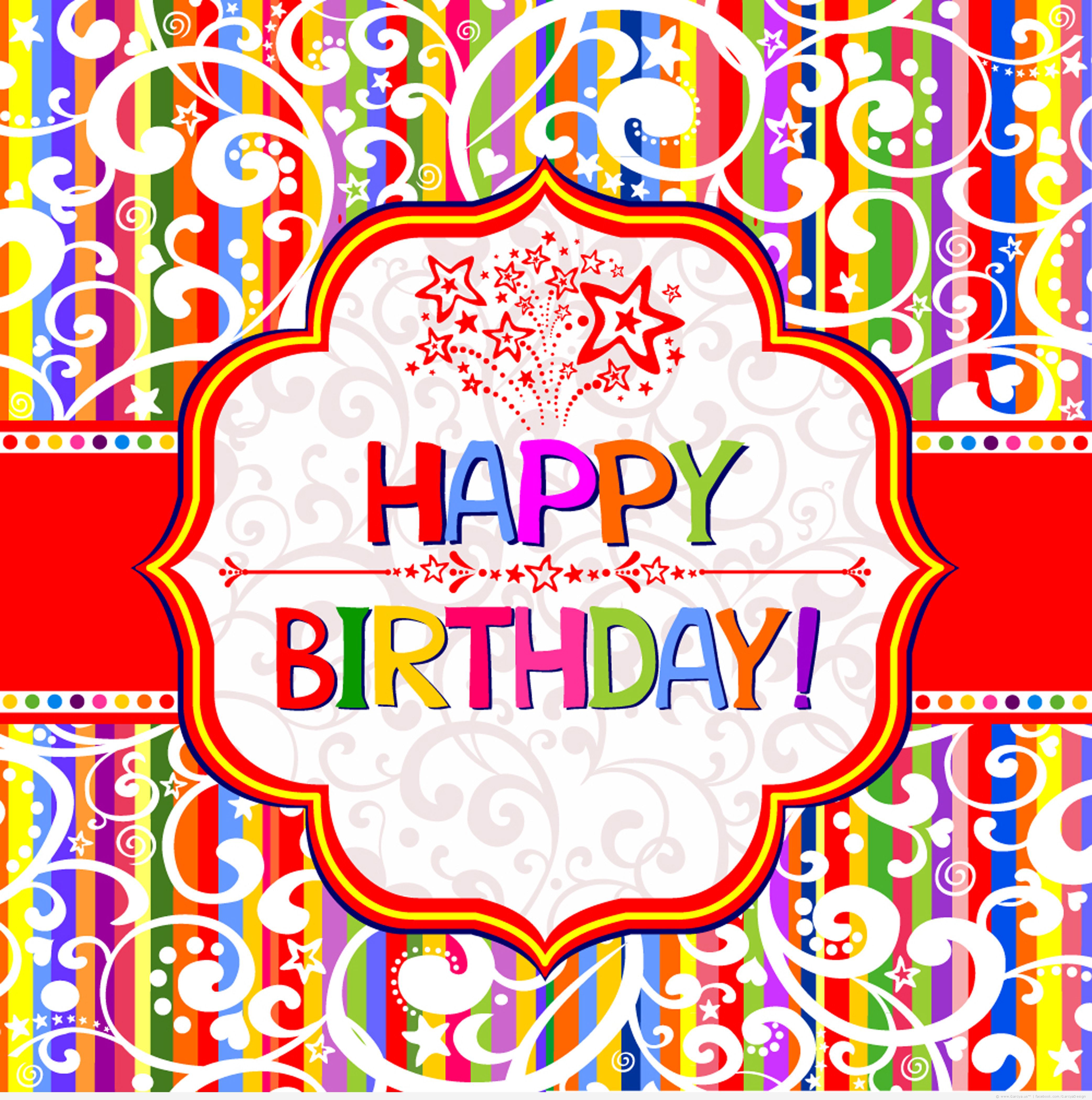 Happy Birthday To You Template Greeting Card Vector 7
