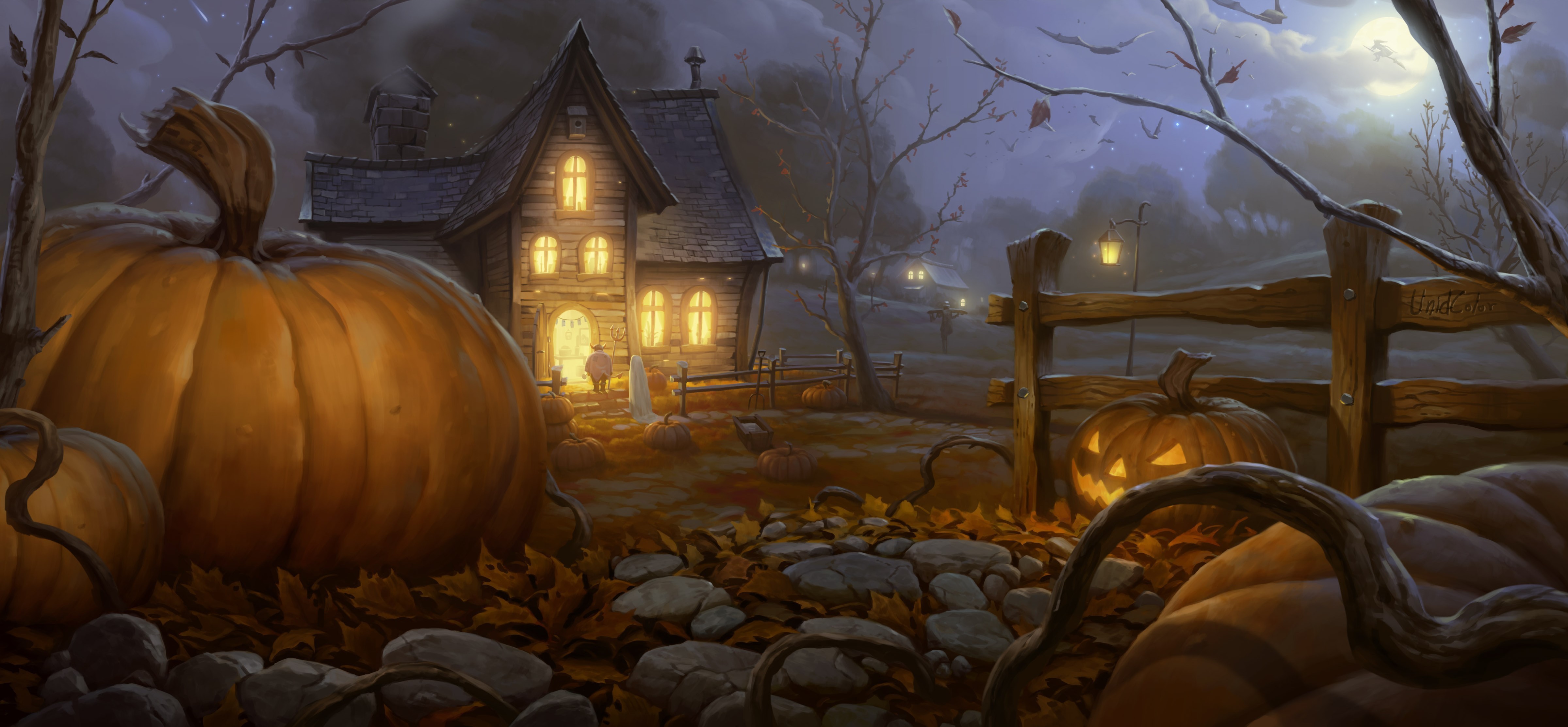 Самайн Holidays___Halloween_halloween_the_scary_garden_and_the_house_046113_