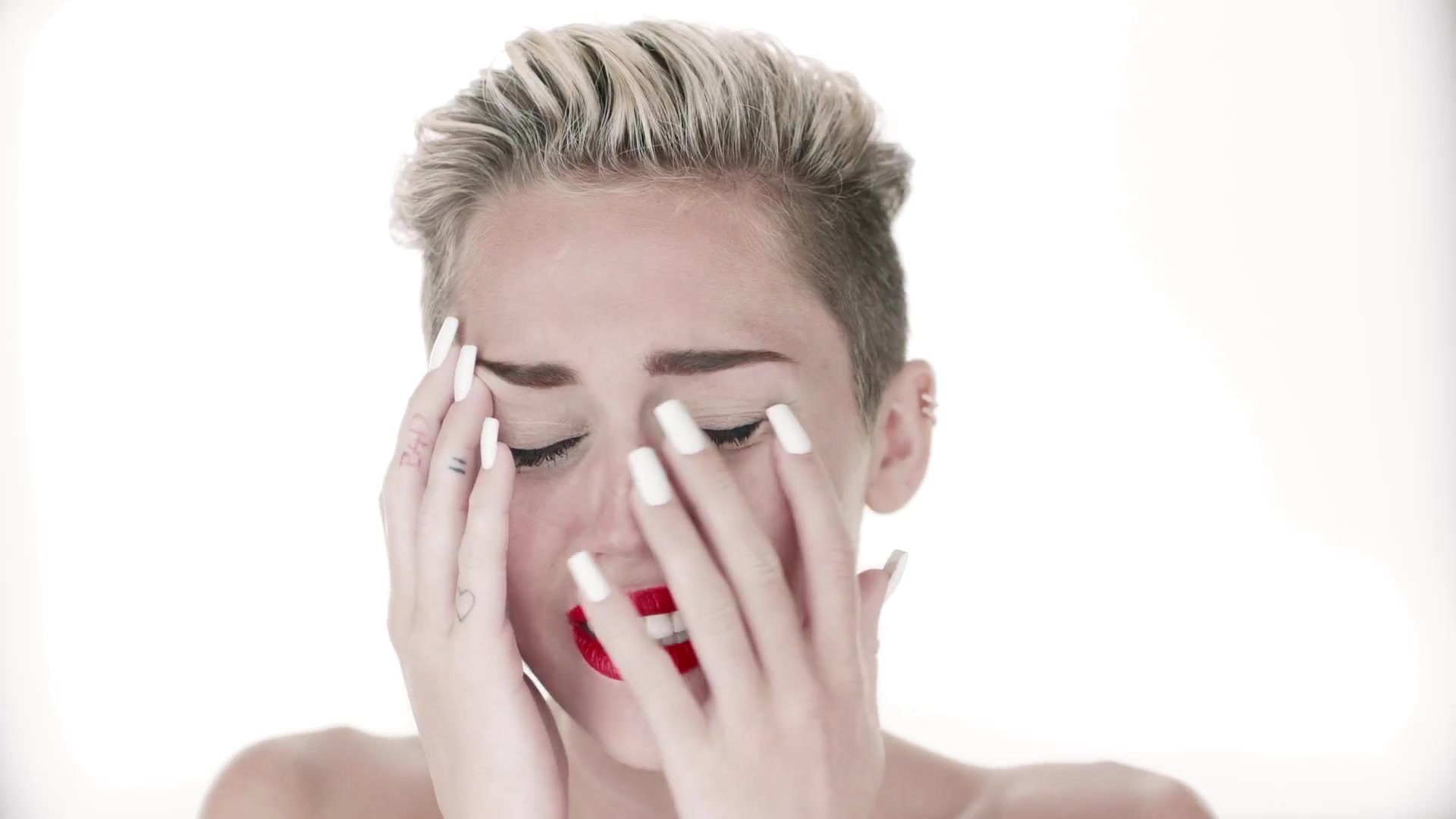 Miley Cyrus in the music video wrecking ball wallpapers and images