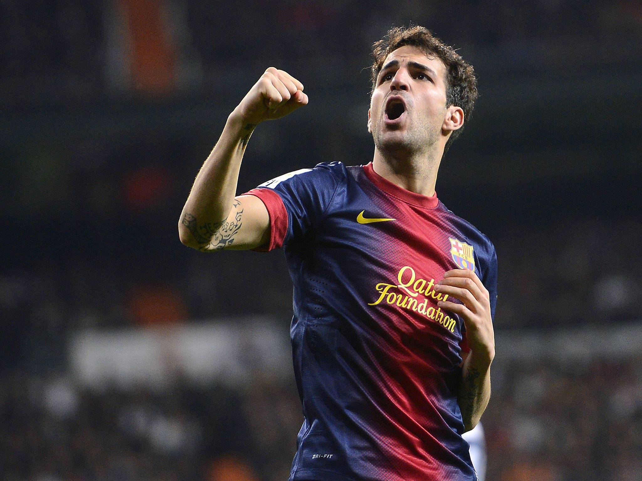  Francesc Fabregas won the game wallpapers and images  wallpapers