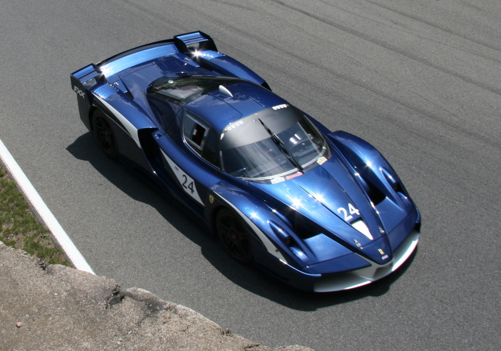 Blue Ferrari FXX wallpapers and images   wallpapers, pictures, photos