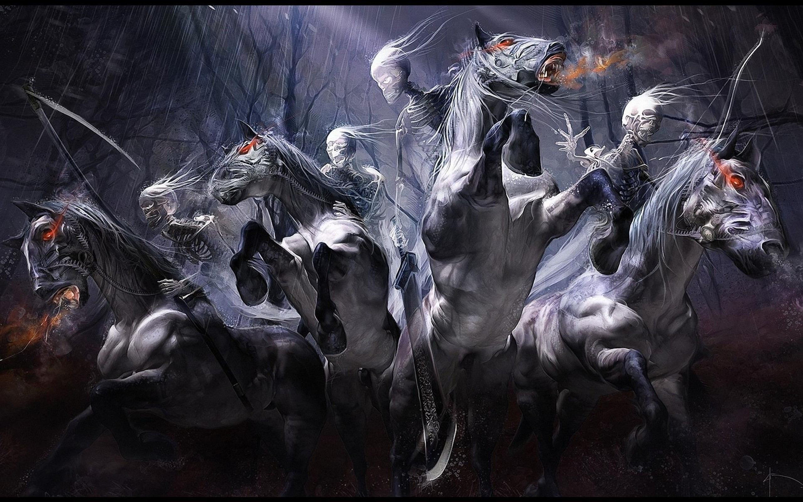 The skeletons of horses wallpapers and images - wallpapers, pictures