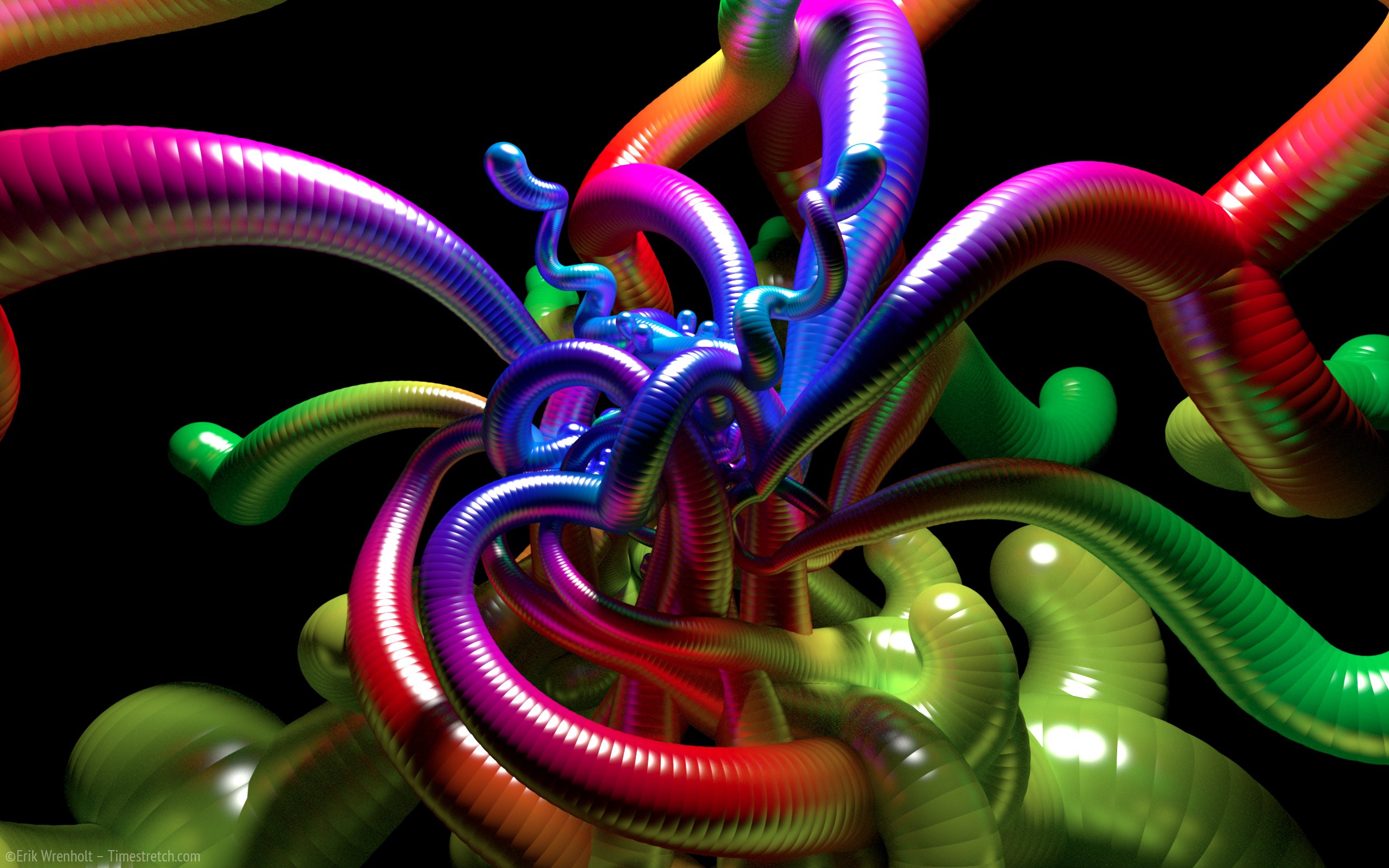 Multicolored flexible tube wallpapers and images - wallpapers, pictures