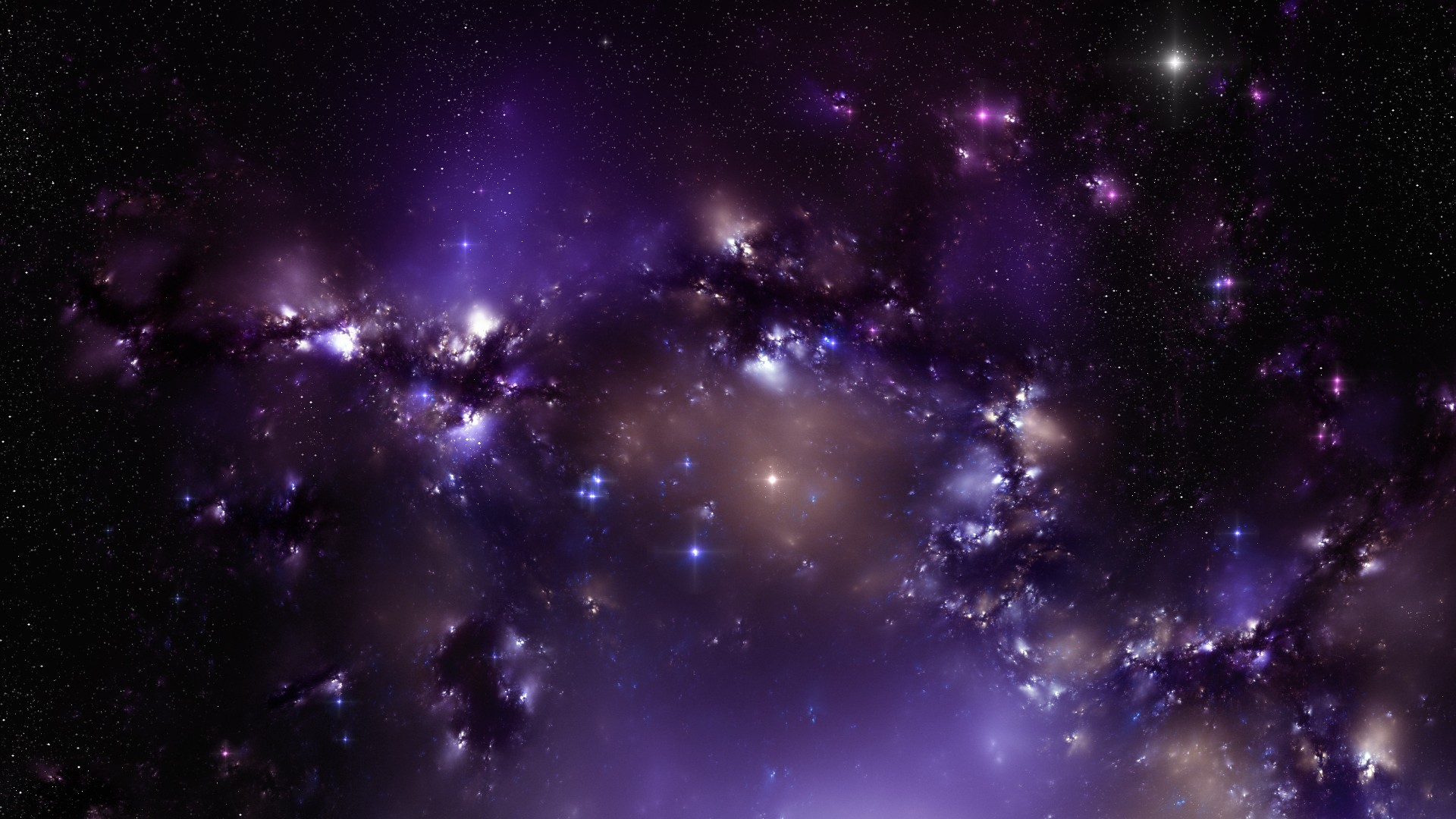 Purple stars in the universe wallpapers and images ...