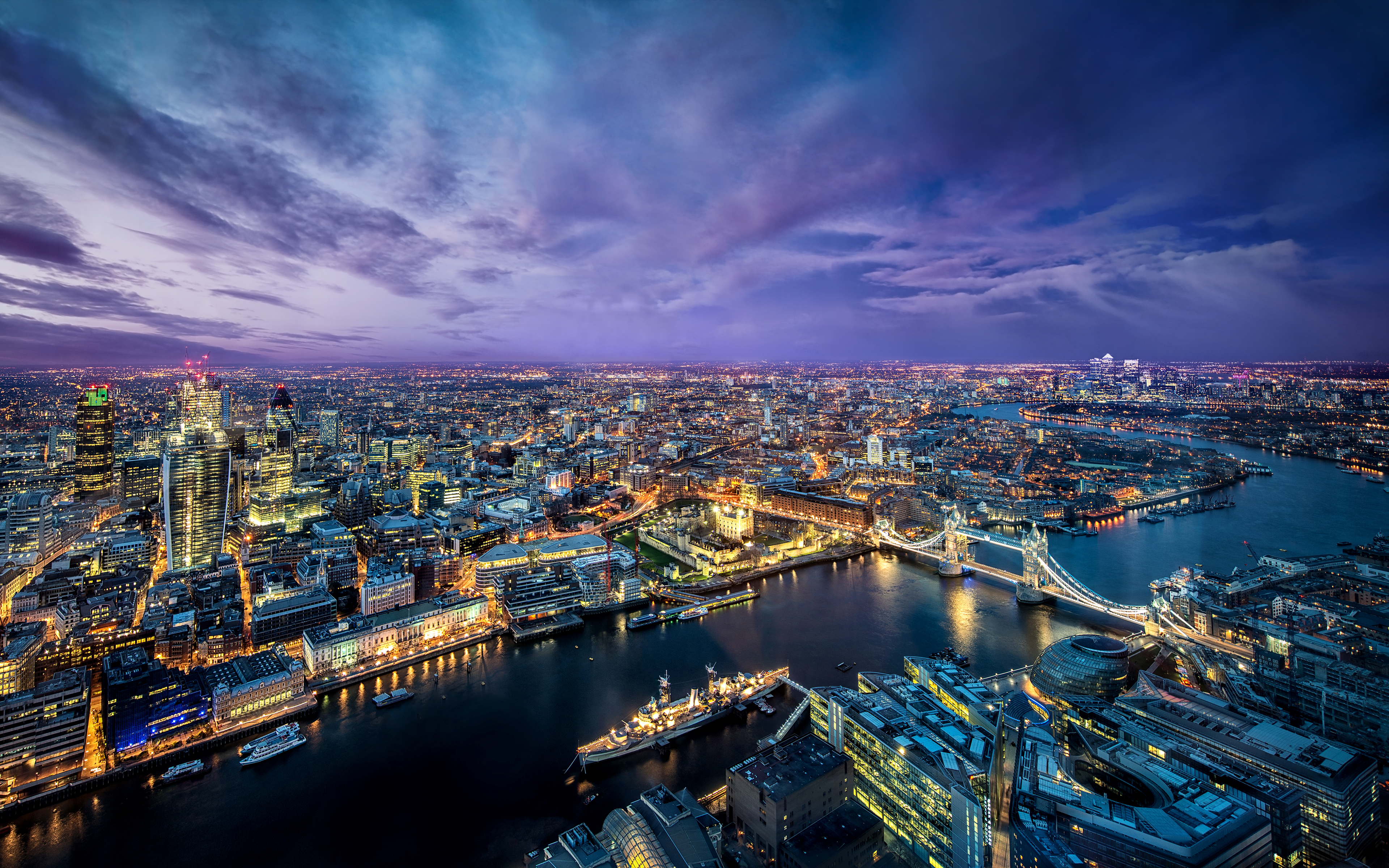London aerial view, England wallpapers and images ...