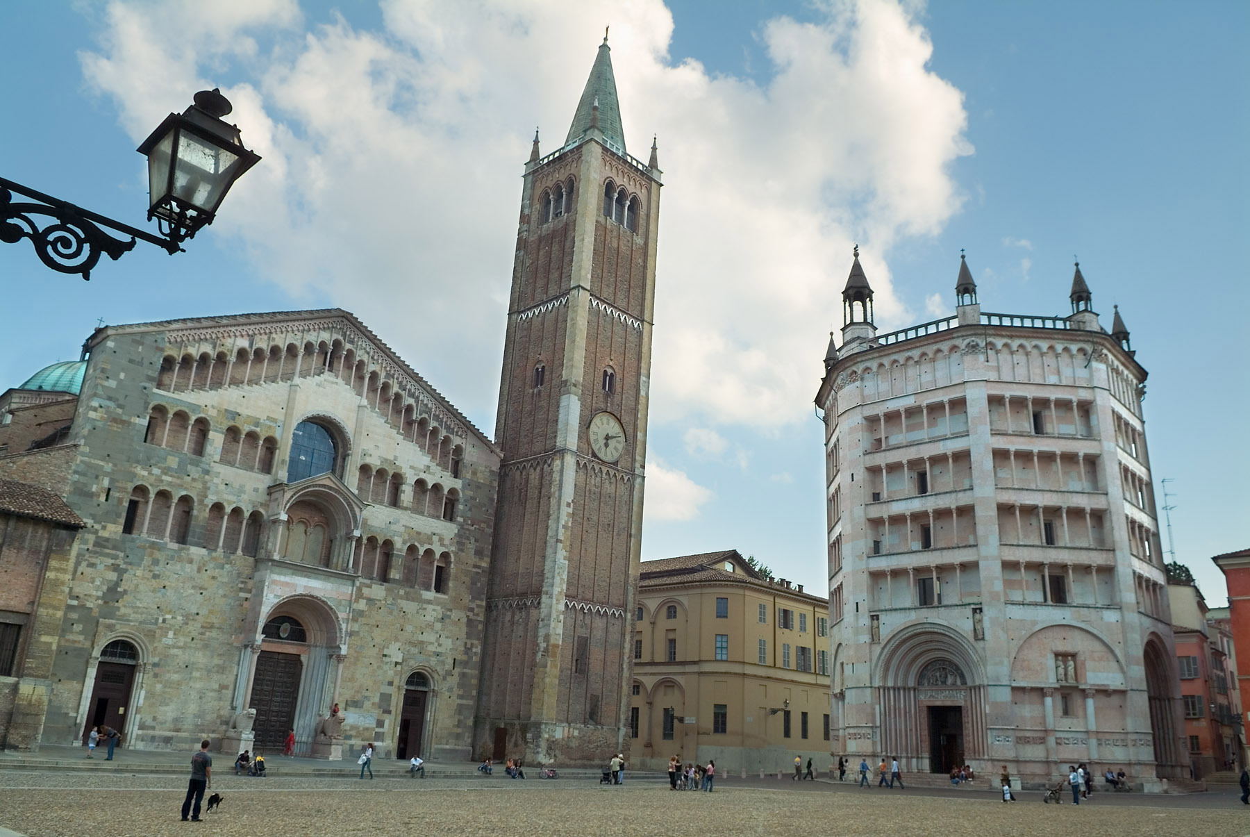 Clock tower in Parma, Italy wallpapers and images - wallpapers 
