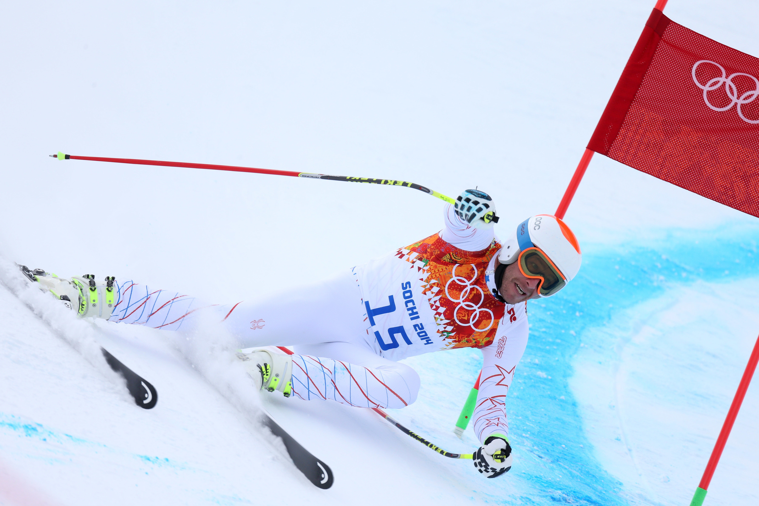 Downhill skiing at the Olympics in Sochi wallpapers and images