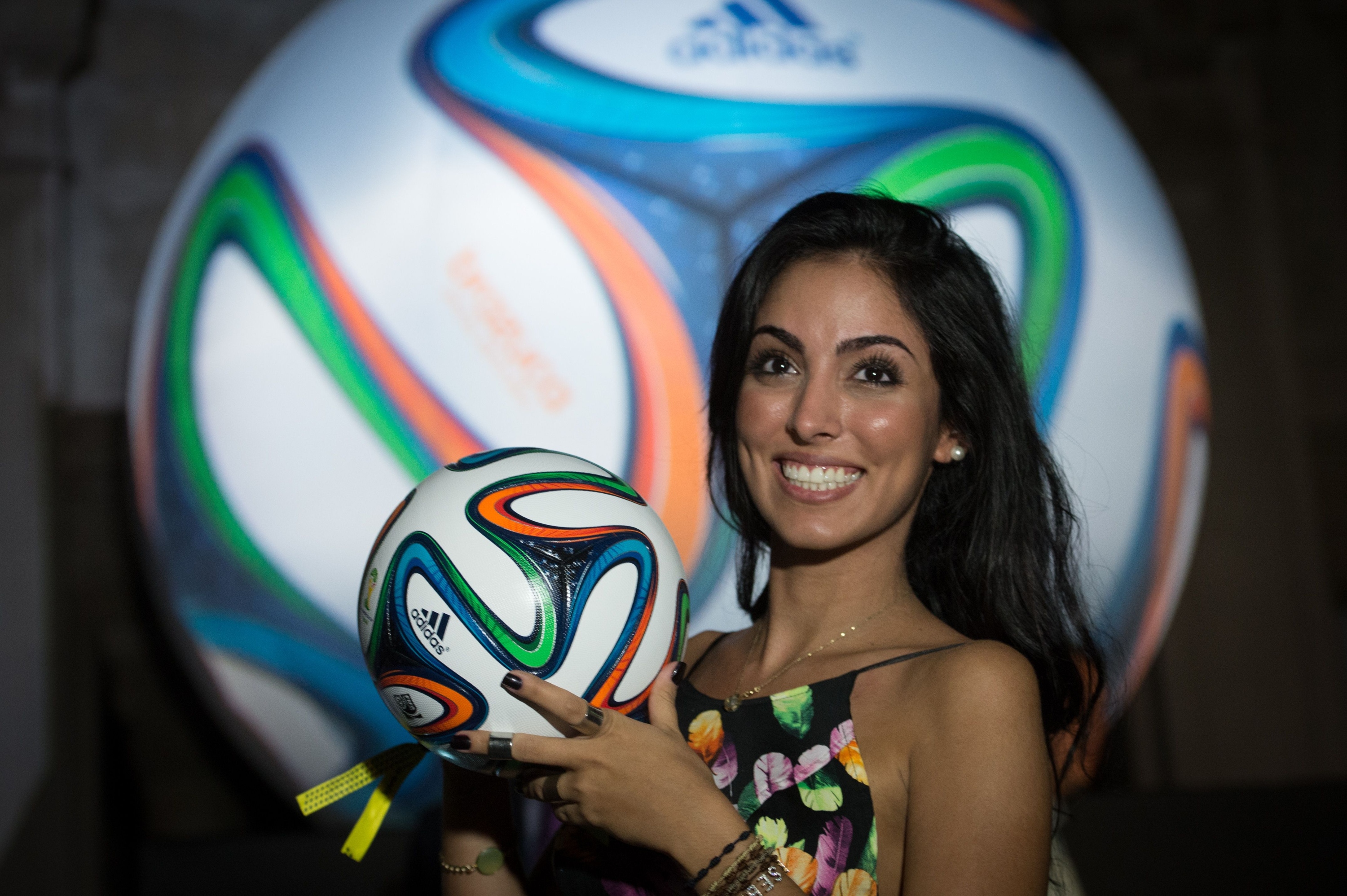 Girl with ball World Cup in Brazil 2014 wallpapers and ...
