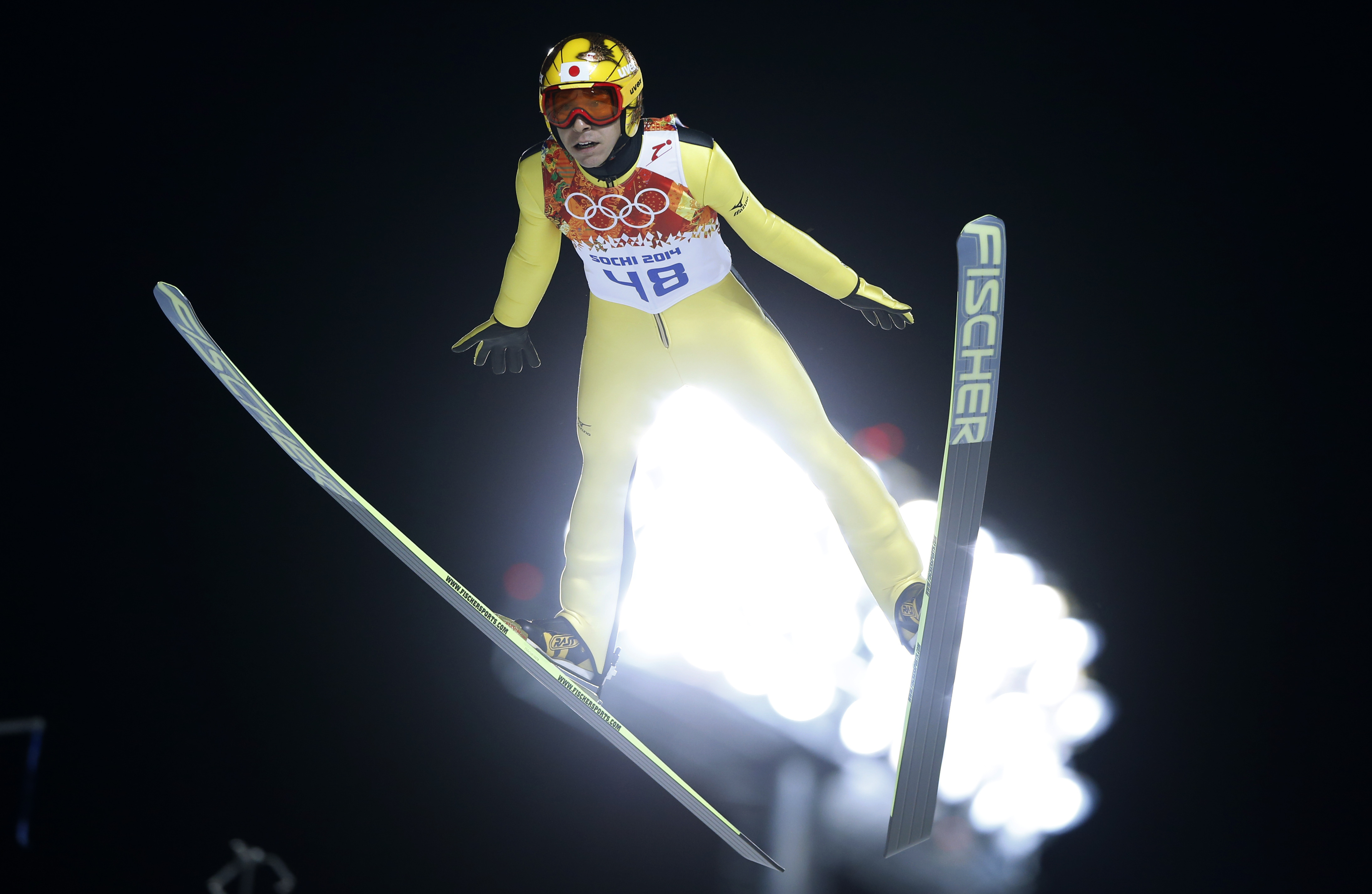 Noriaki Kasai Japanese ski jumper winner of silver and bronze medals