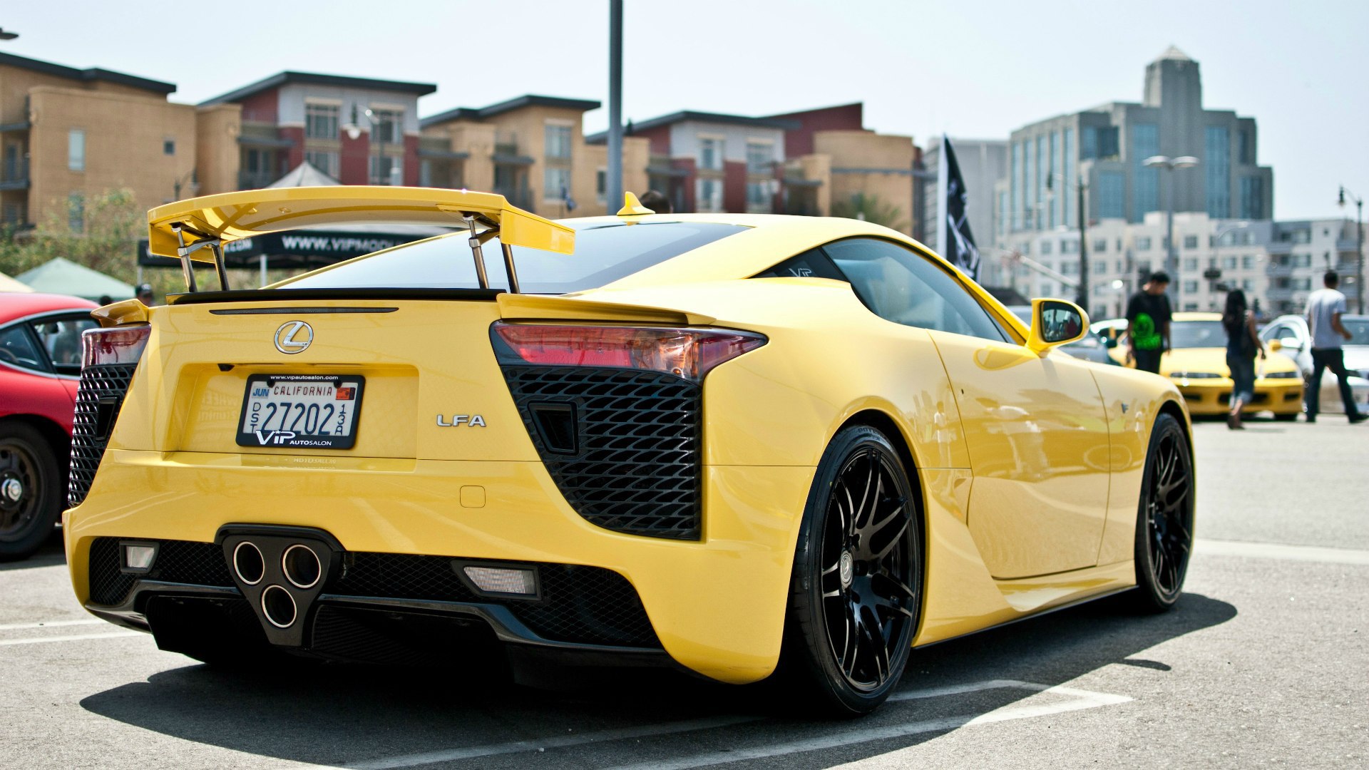 Yellow car Lexus LFA wallpapers and images - wallpapers, pictures, photos