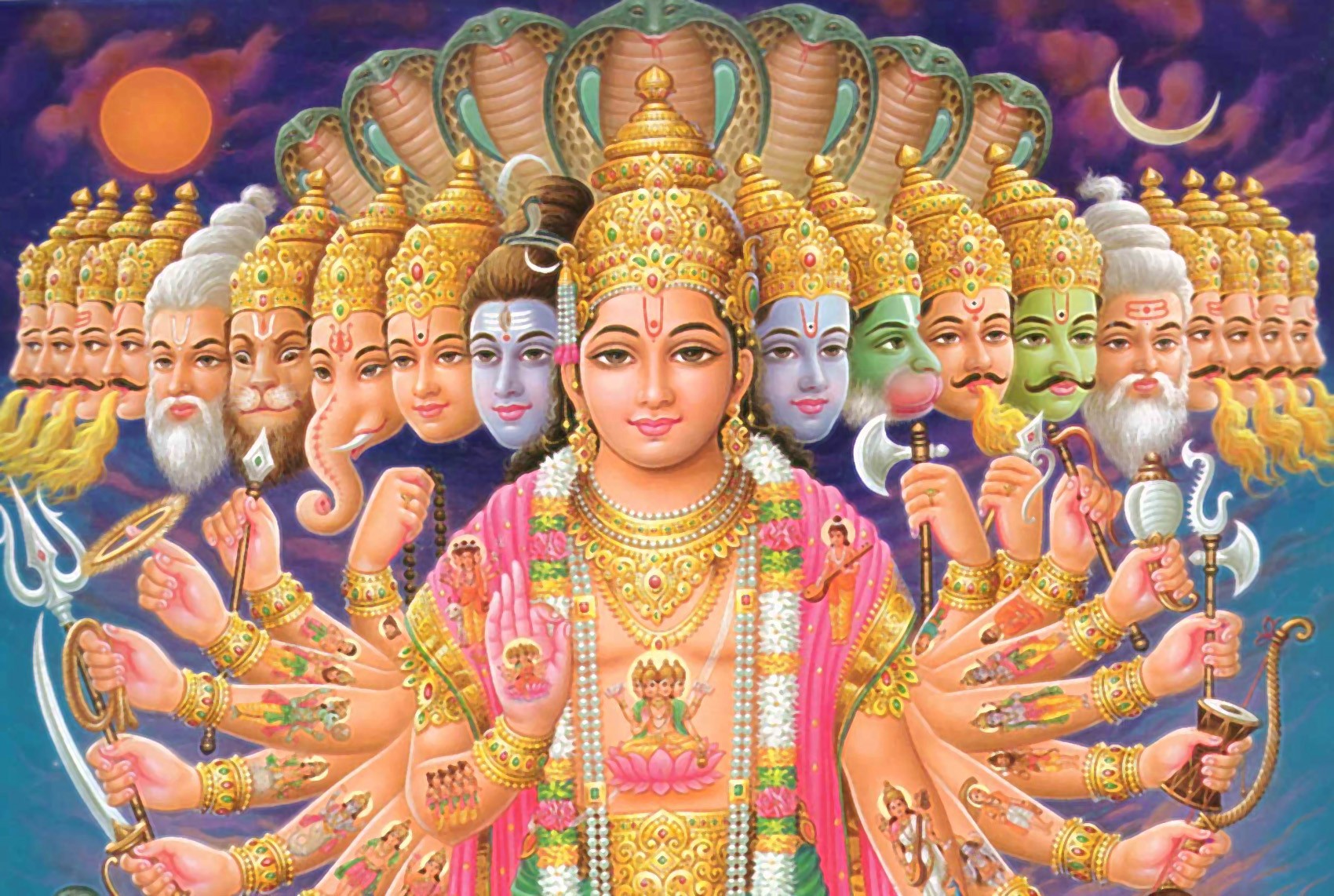 Many-armed Hindu goddess wallpapers and images - wallpapers, pictures