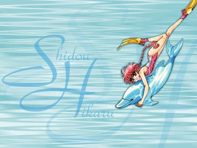 Девушка и дельфин Аниме