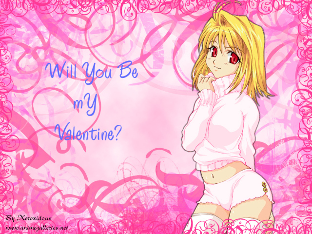 Девочка в подарок на День Святого Валентина