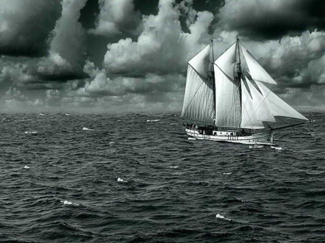 Парусник - обои на рабочий стол