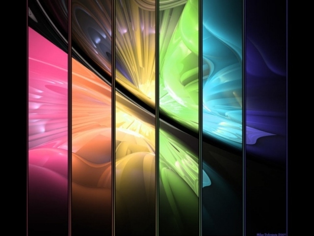 Цветная стена