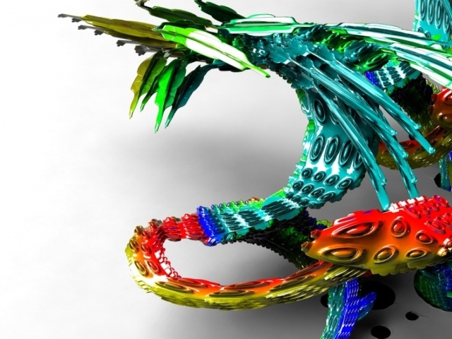 Цветной дракон