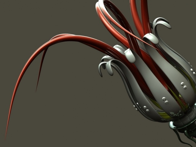 Кибер цветок