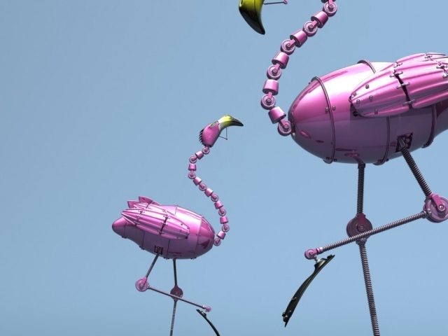 Механические фламинго