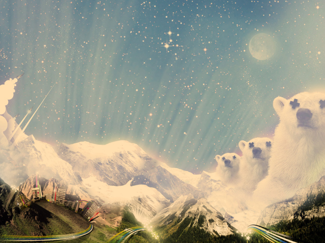 Белые мишки