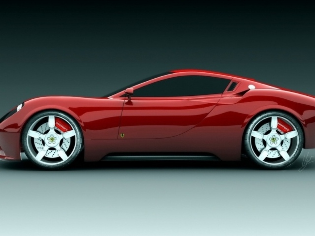 Отличный дизайн автомобиля Ferrari