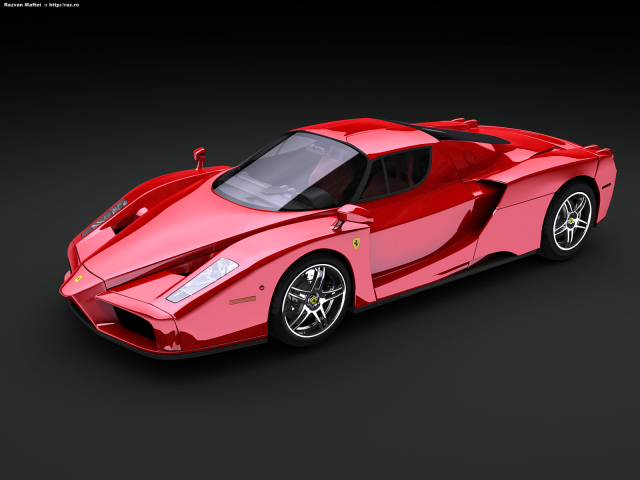 Красный Ferrari Enzo