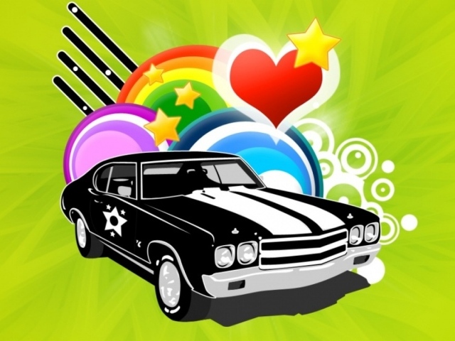 Нарисованый Ford