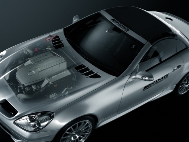 Прозрачный Mercedes