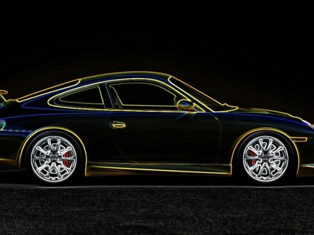 Porsche GT3 неон