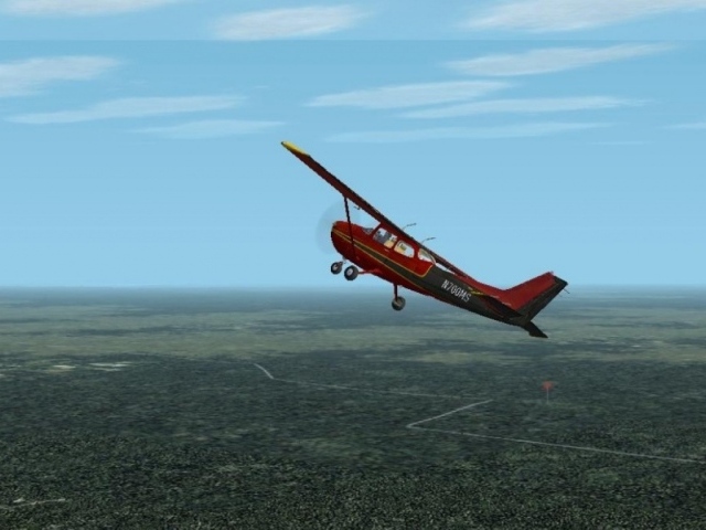 Самолет в небе