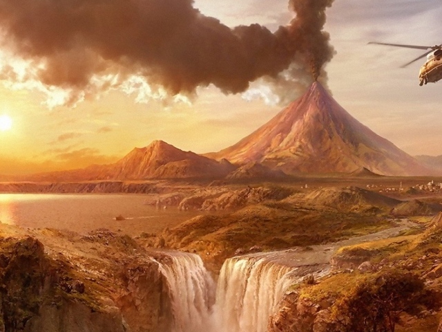 Извержение вулкана